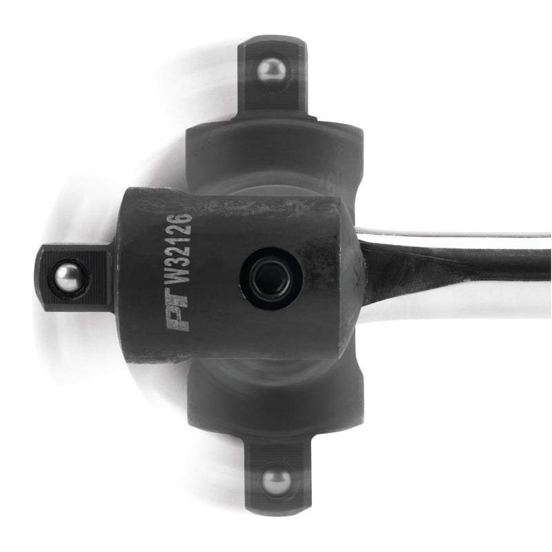 Performance Tool W32126 1/2-Inch Drive, Heavy Duty 30-Inch Breaker Bar With 180 Degree Swivel Head - Image 5